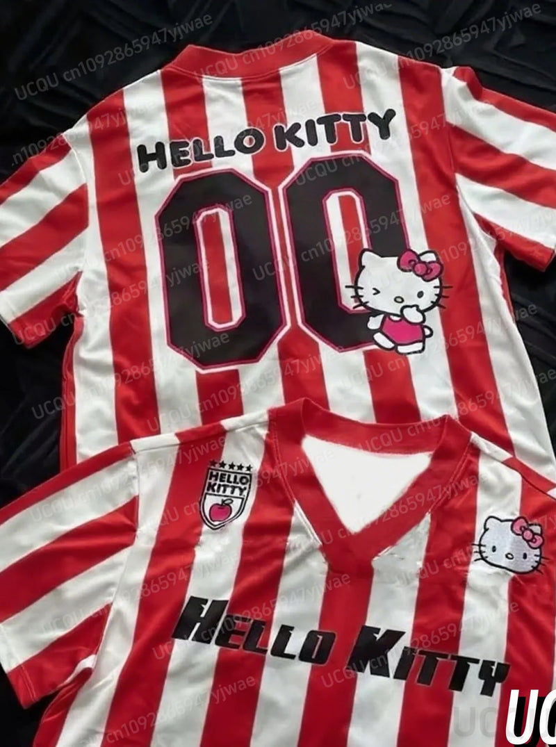 Camiseta Feminina Hello Kitty Oversized Listrada