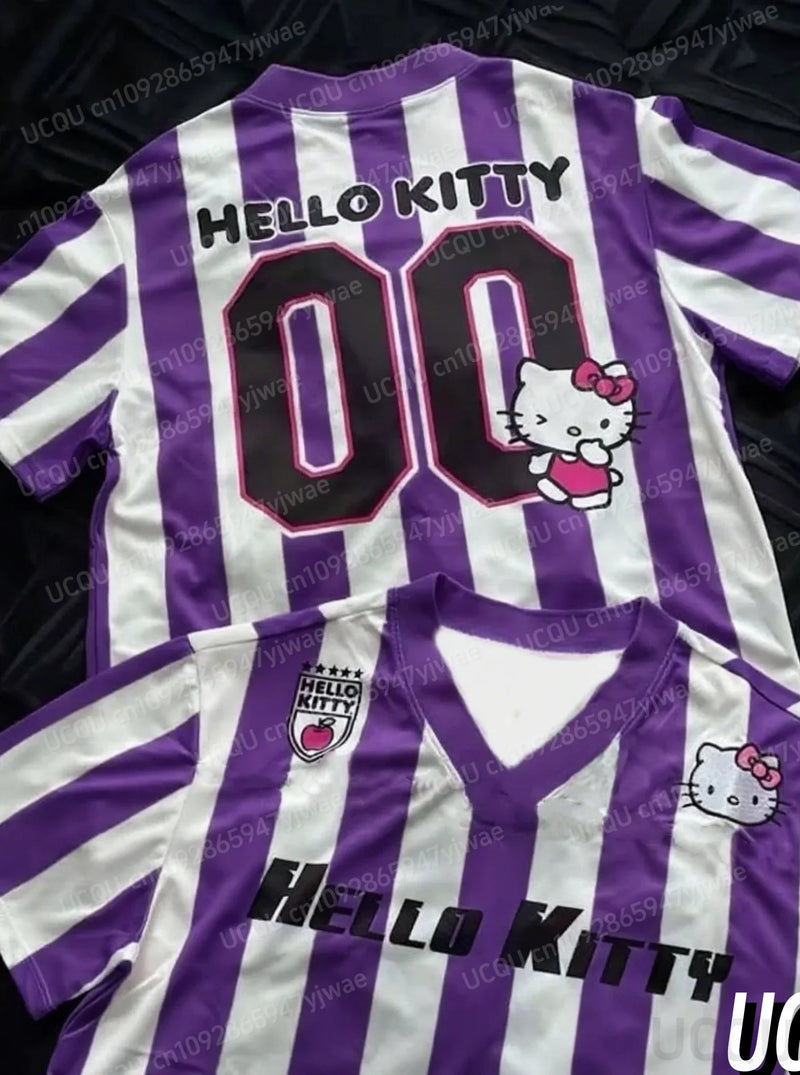 Camiseta Feminina Hello Kitty Oversized Listrada