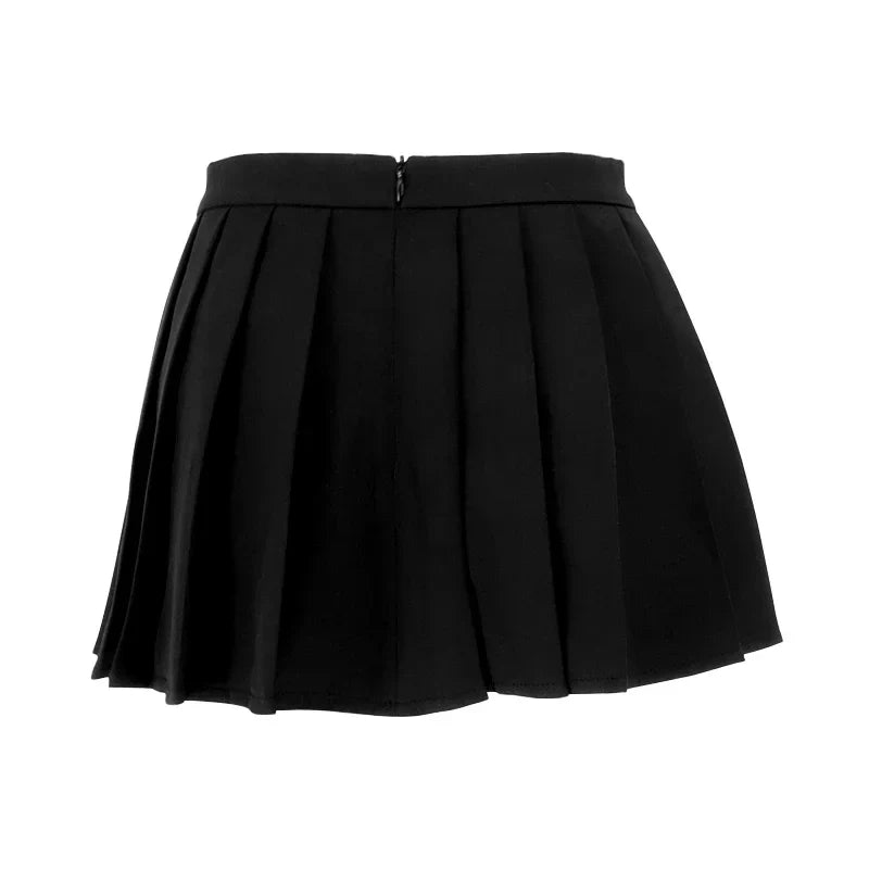 Saia Mini Feminina Preta – Casual e Versátil